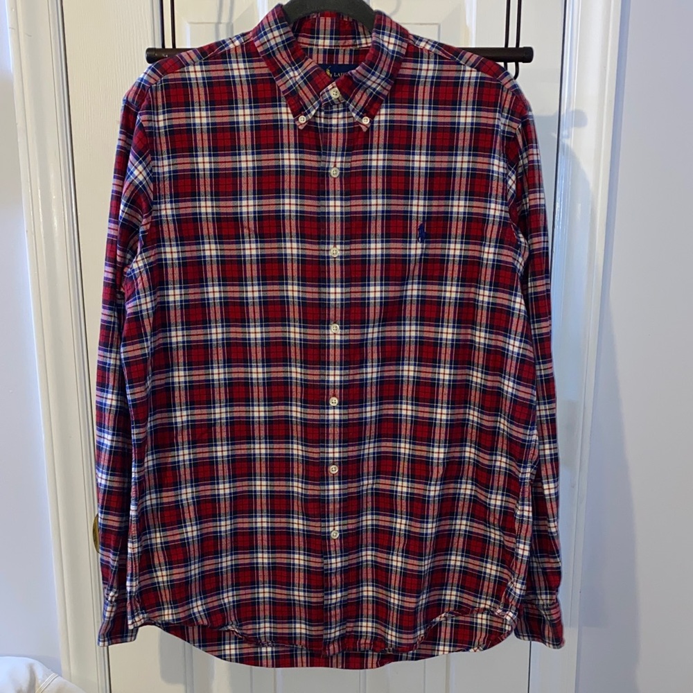 Men’s Ralph Lauren long sleeve button down, sz. L EUC